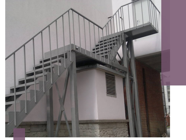 Монтаж пожарных лестниц под ключ в Медногорске с гарантией качества