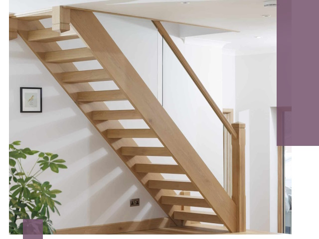 Изготовление деревянных лестниц под ключ в Медногорске для дома