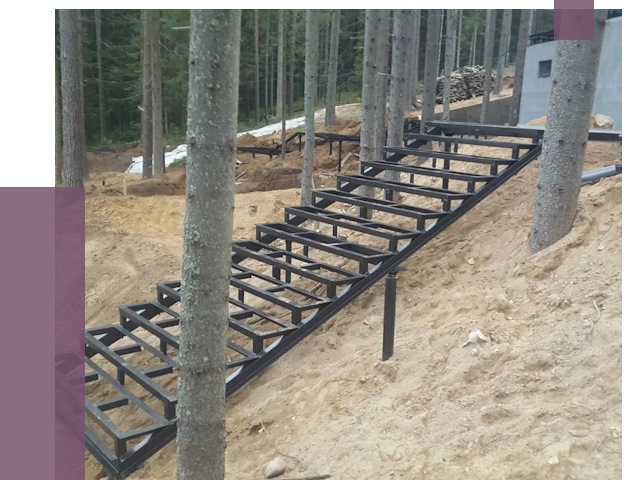 Монтаж металлических лестниц в Медногорске от 13478 руб. 