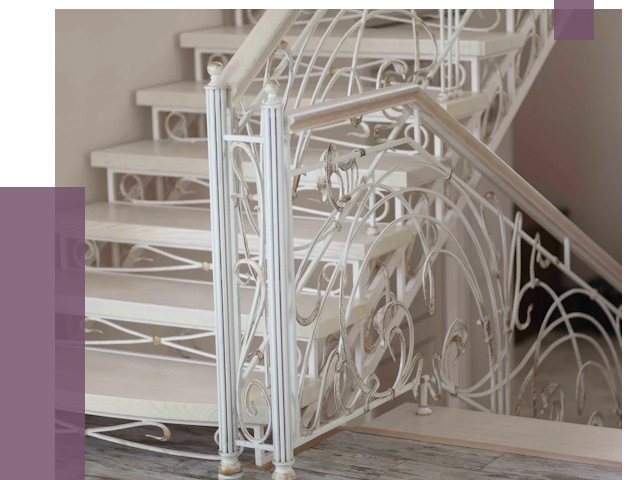 Изготовление кованых лестниц на заказ в Медногорске от 86462 руб. | ПРОЛЁТ-Мдн