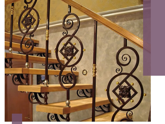 Изготовление кованых лестниц под ключ в Медногорске