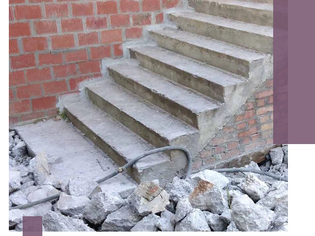 Демонтаж бетонных лестниц в Медногорске: быстро и безопасно