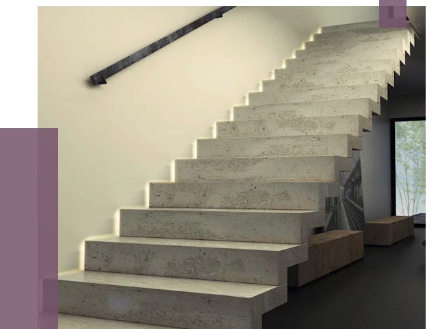 Облицовка бетонных лестниц в Медногорске от 4577 руб/м2