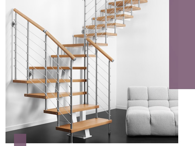 Модульные лестницы под ключ в Медногорске — монтаж и изготовление