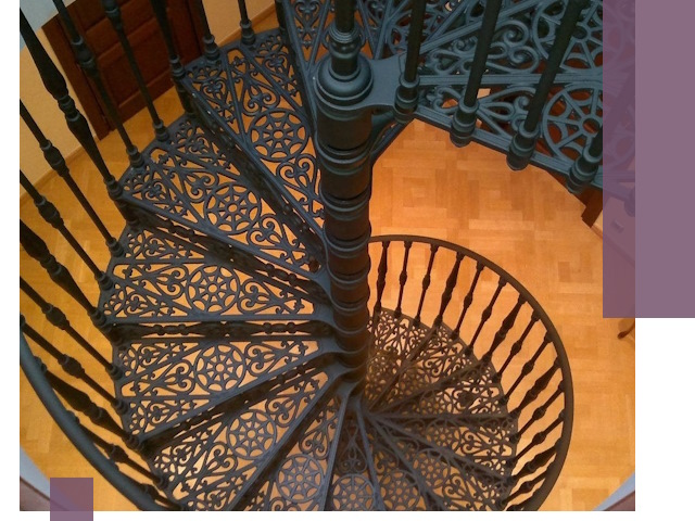 Винтовые лестницы под ключ в Медногорске: производство и монтаж