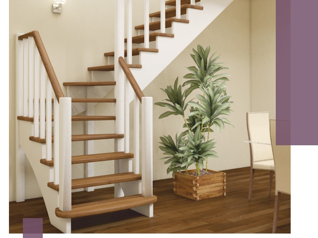 Г-образные лестницы под ключ в Медногорске — изготовление и монтаж