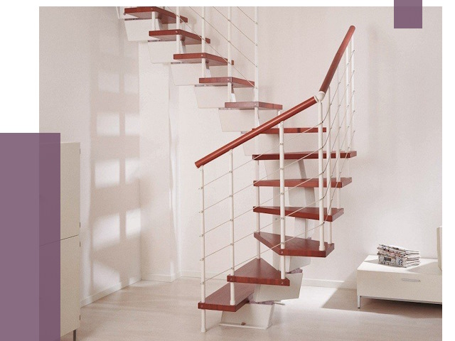 Изготовление лестниц на больцах в Медногорске от 9663 руб. | ПРОЛЁТ-Мдн