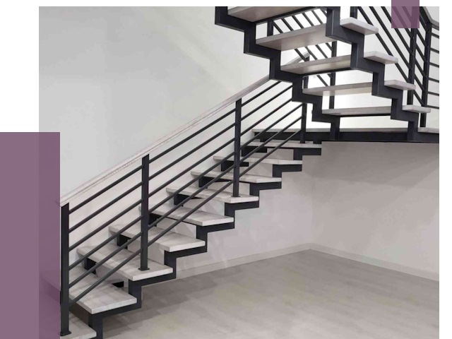 Лестницы на металлокаркасе под ключ в Медногорске от 12715 руб. | ПРОЛЁТ-Мдн