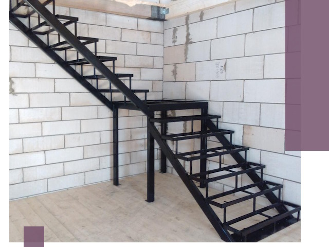 Лестницы на металлокаркасе под ключ в Медногорске — изготовление и монтаж