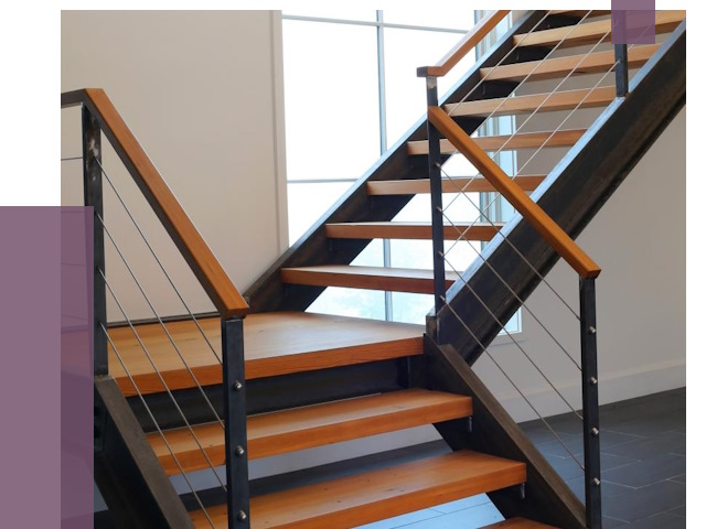 Изготовление лестниц на металлокаркасе в Медногорске от 18818 руб. | ПРОЛЁТ-Мдн