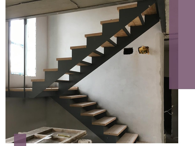 Изготовление лестниц на металлокаркасе в Медногорске от производителя