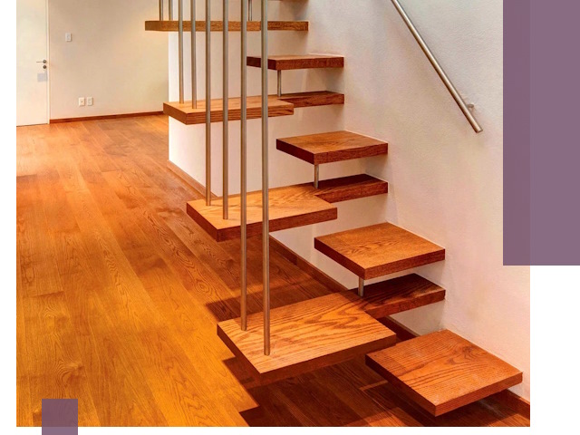 Лестницы «гусиный шаг» на заказ в Медногорске для узких пространств