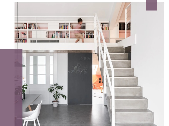 Лестницы для двухуровневой квартиры в Медногорске от 175467 руб. | ПРОЛЁТ-Мдн