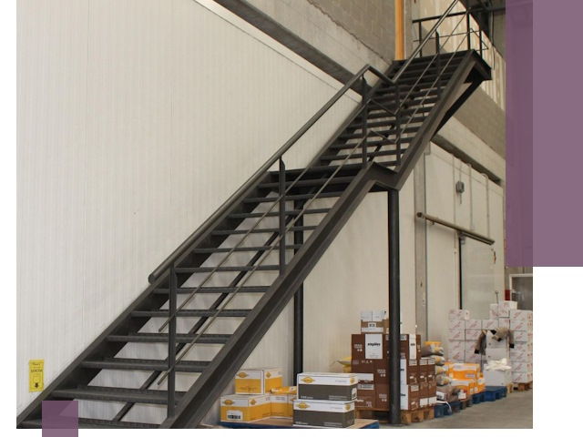 Лестницы для производства в Медногорске — изготовление и монтаж
