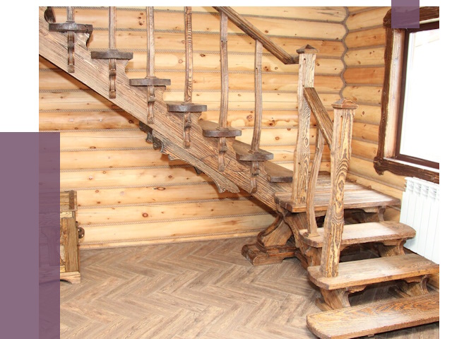 Лестницы в баню в Медногорске от 19022 руб. — изготовление | ПРОЛЁТ-Мдн