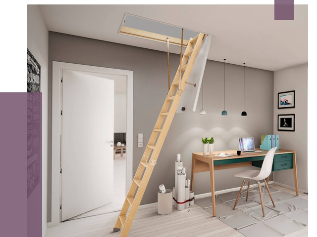 Чердачные лестницы в Медногорске — от 14495 руб. | ПРОЛЁТ-Мдн