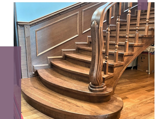 Дубовые лестницы под ключ в Медногорске от 175467 руб. — ПРОЛЁТ-Мдн