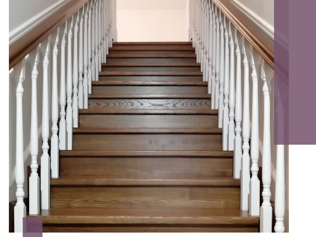 Лестницы из ясеня на заказ в Медногорске — изготовление и монтаж