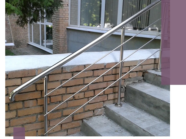 Перила из нержавеющей стали высокого качества в Медногорске