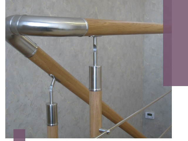 Комбинированные перила на заказ в Медногорске — монтаж и производство