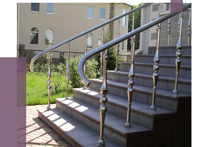 Перила для крыльца в Медногорске от 10681 руб. — монтаж ПРОЛЁТ-Мдн