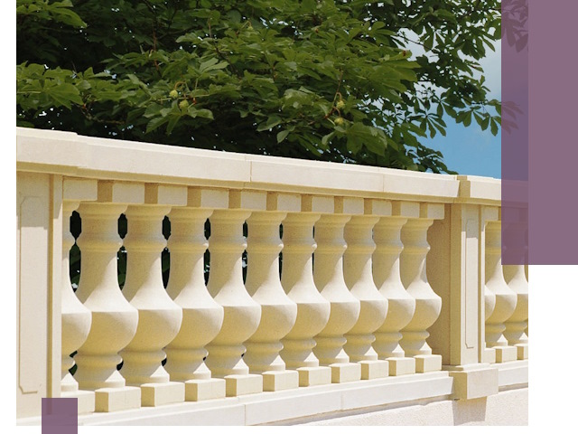 Установка балюстрады в Медногорске: изготовление и монтаж под ключ