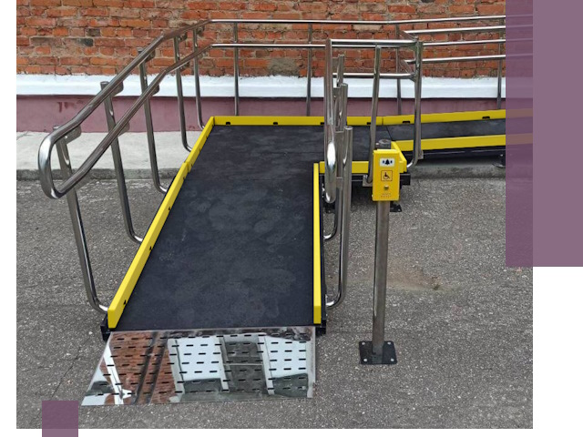 Изготовление наклонных пандусов для инвалидов в Медногорске