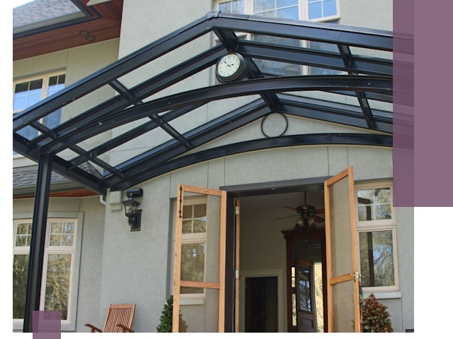 Изготовление и монтаж навесов и козырьков в Медногорске