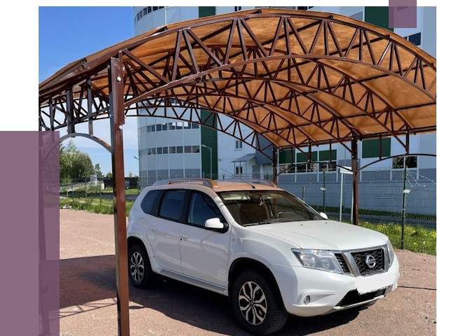 Недорогие навесы в Медногорске от 42722 руб.  | ПРОЛЁТ-Мдн