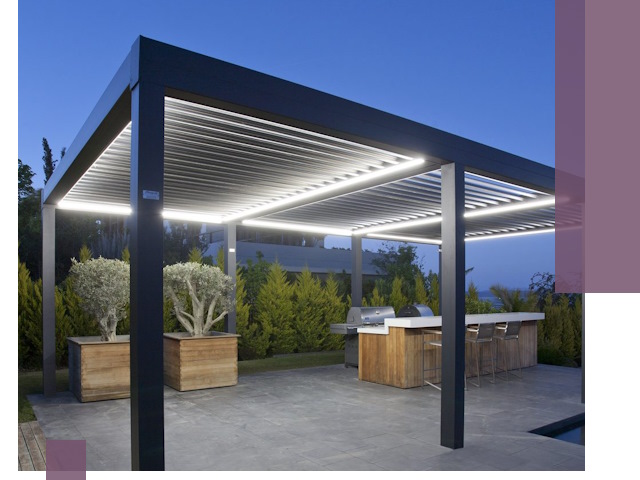 Навесы отдельно стоящие под ключ в Медногорске из металла и поликарбоната