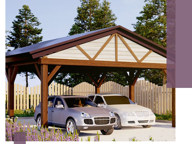 Навесы для автомобиля в Медногорске — изготовление и монтаж