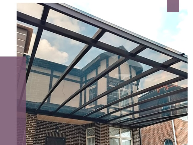 Навесы из поликарбоната в Медногорске от 8565 руб. под ключ — ПРОЛЁТ-Мдн