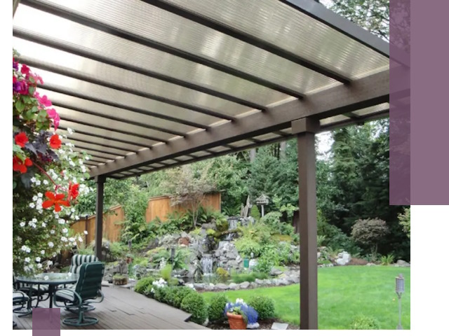 Навесы из поликарбоната под ключ в Медногорске быстро и надёжно