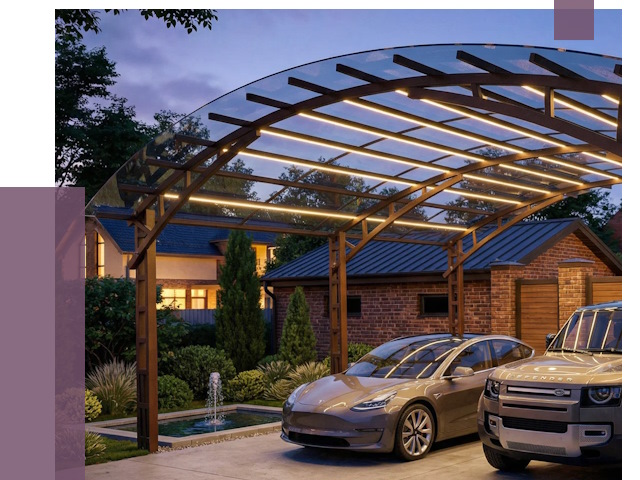 Металлические навесы в Медногорске от 12613 руб. под ключ — ПРОЛЁТ-Мдн