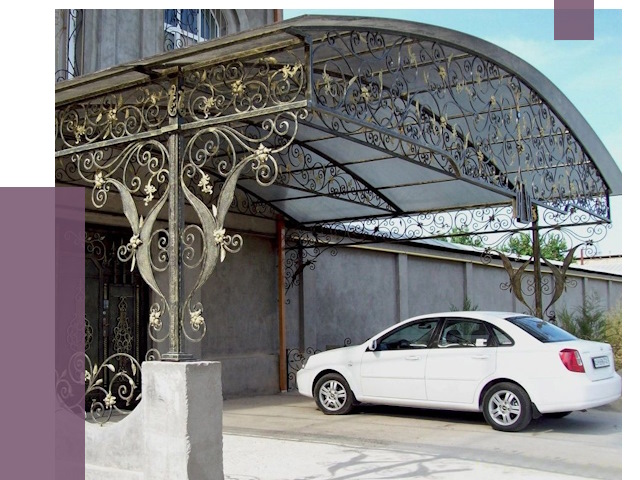 Кованые навесы в Медногорске от 14495 руб. | ПРОЛЁТ-Мдн