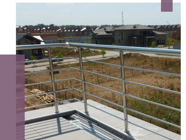 Парапеты из нержавеющей стали в Медногорске от 7934 руб. за м² | ПРОЛЁТ-Мдн