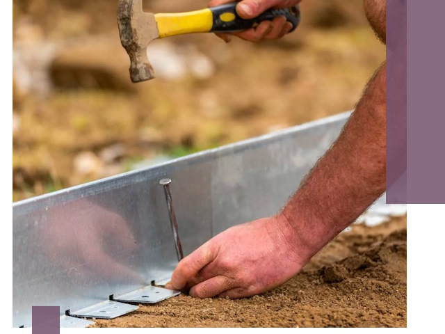 Монтаж металлических бордюров в Медногорске быстро и качественно