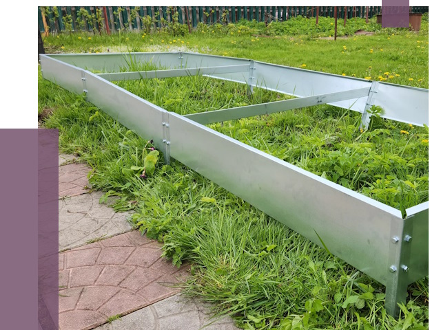 Металлические бордюры для грядок в Медногорске от 1780 руб. 