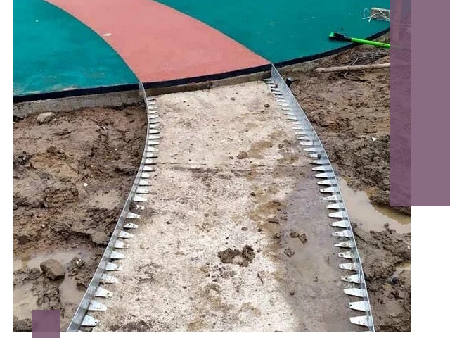 Металлические бордюры для дорожек в Медногорске — монтаж и изготовление