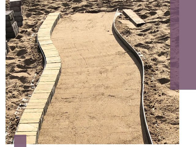 Металлические бордюры для тротуаров в Медногорске — прочные и долговечные