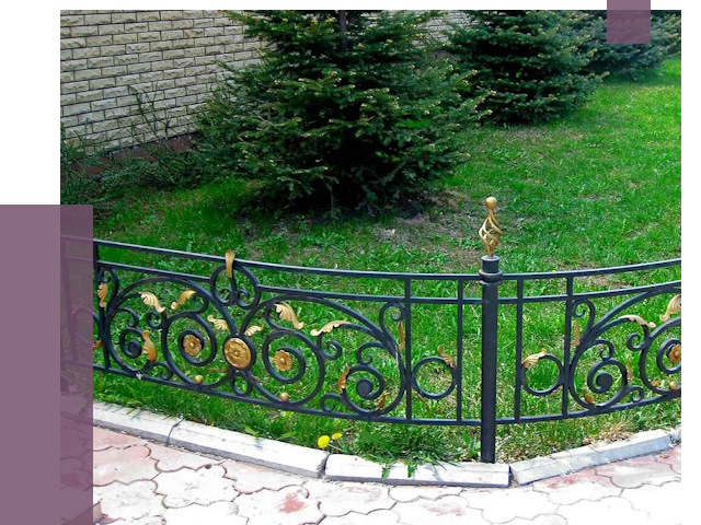 Кованые газонные ограждения в Медногорске от 7578 руб. — ПРОЛЁТ-Мдн