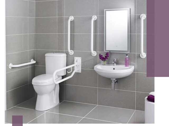 Поручни для санузлов в Медногорске: установка, ремонт и монтаж