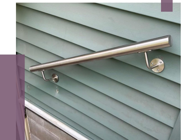 Поручни из нержавеющей стали в Медногорске от 7629 руб.  | ПРОЛЁТ-Мдн