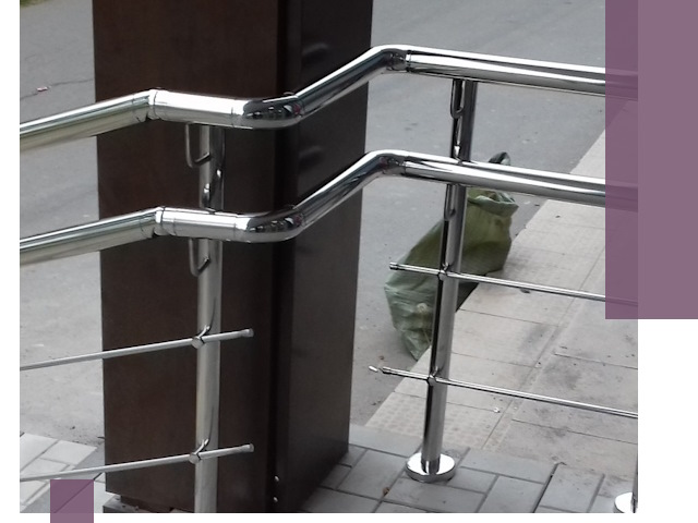 Монтаж поручней из нержавеющей стали в Медногорске качественно и быстро